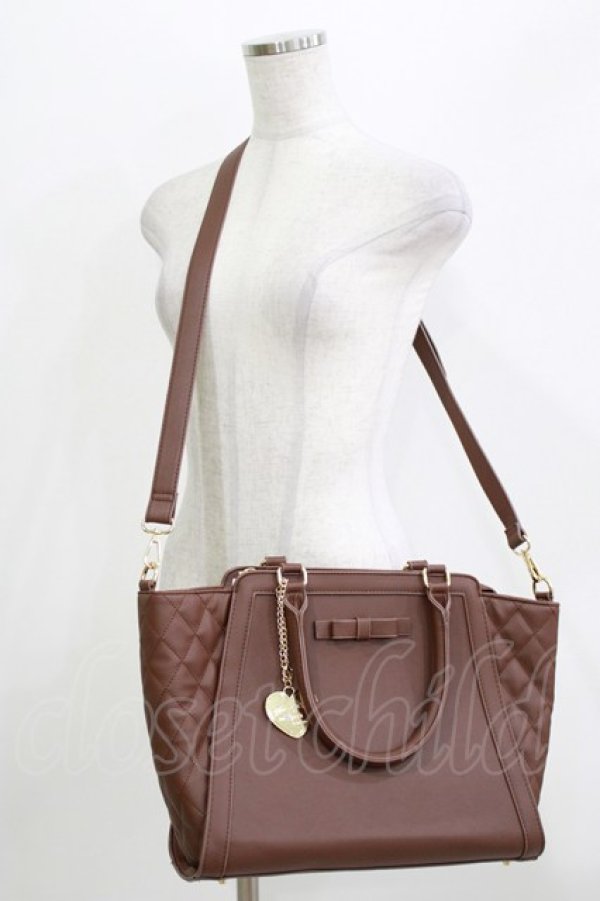 画像1: m petit by misako / サンリオキャラクターズコラボ キキララショルダーバッグ  ブラウン H-26-04-06-047-LO-BG-NS-ZH (1)