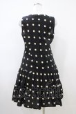 画像2: Franche Lippee / ドットワンピース M ブラック H-26-04-06-1033-LO-OP-NS-ZH (2)