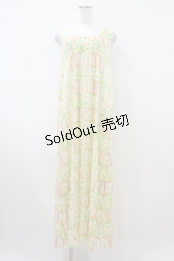 画像1: Cherir la femme / うんどう会ワンピース M アイボリー H-26-04-06-1035-LO-OP-NS-ZH (1)