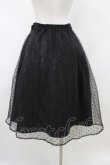 画像2: an another angelus / ドットオーガンジータックスカート Free BLACK H-26-04-06-1040-CA-SK-NS-ZH (2)
