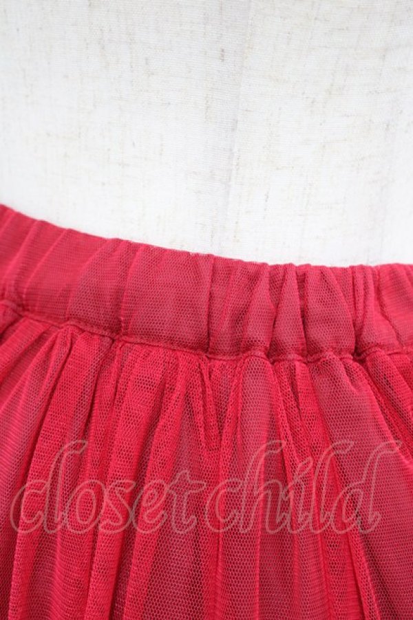 画像3: Fi.n.t / チュールスカート Free RED H-26-04-06-1041-CA-SK-NS-ZH (3)