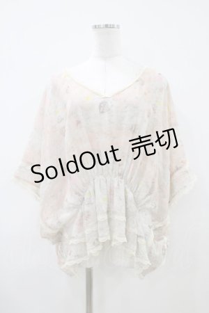 画像: Cherir la femme / オリプリブラウス M ピンク H-26-04-06-1046-LO-BL-NS-ZH