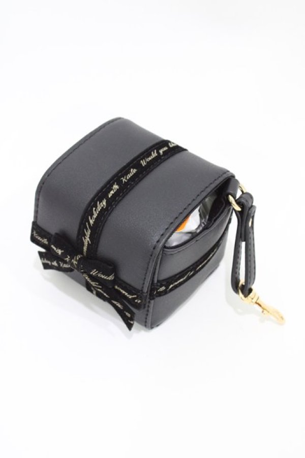 画像2: Fi.n.t / プレゼントボックスポーチ  BLACK H-26-04-06-1005-CA-ZA-NS-ZH (2)