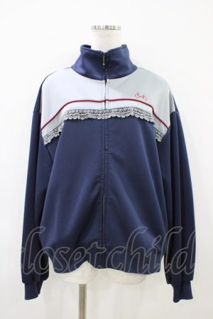 画像: Fi.n.t / レース使いトラックジャケット Free NAVY H-26-04-06-1049-CA-TO-NS-ZH