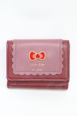 画像1: m petit by misako / サンリオキャラクターズコラボ/ハローキティ/折財布  レッド H-26-04-06-1006-LO-ZA-NS-ZH (1)