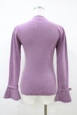 画像2: an another angelus / 袖口リボンチョーカーニットプルオーバー Free MAUVE H-26-04-06-1058-CA-TO-NS-ZH (2)