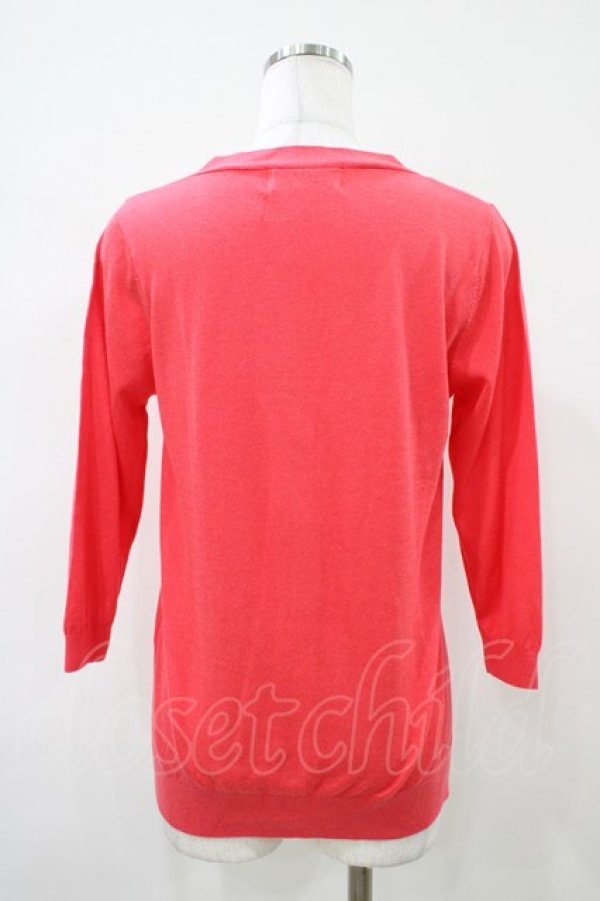 画像2: Franche Lippee / アリス刺繍カーディガン M レッド H-26-04-06-1060-LO-TO-NS-ZH (2)