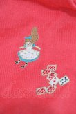 画像3: Franche Lippee / アリス刺繍カーディガン M レッド H-26-04-06-1060-LO-TO-NS-ZH (3)