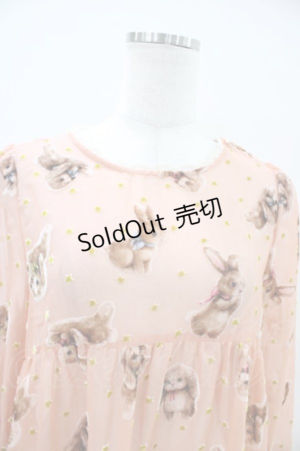 画像3: Franche Lippee / バニーワンピース M ピンク H-26-04-06-1008-LO-OP-NS-ZH (3)