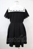 画像2: To Alice / ダルマ刺繍セーラーワンピース M ブラック H-26-04-06-1009-LO-OP-NS-ZH (2)