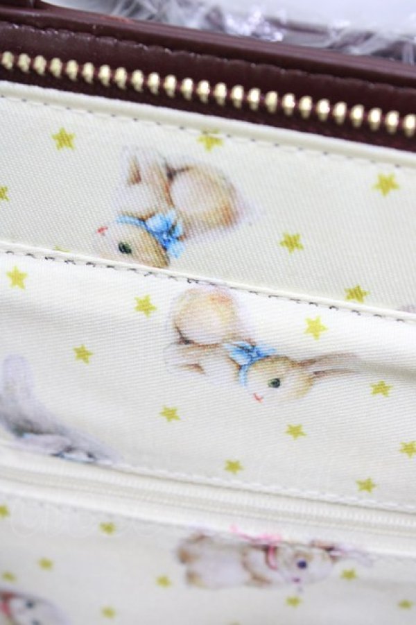 画像3: Franche Lippee / おやこうさぎかちっとBAG  ブラウン H-26-04-06-1001-LO-BG-NS-ZH (3)