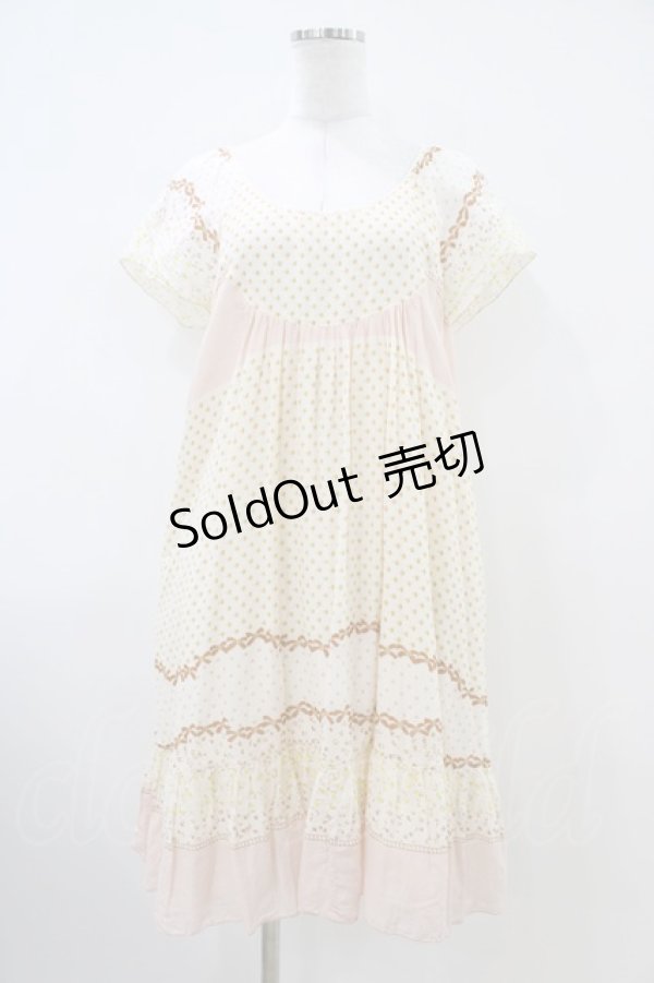 画像1: Franche Lippee / オリプリワンピース M 生成り H-26-04-06-1013-LO-OP-NS-ZH (1)