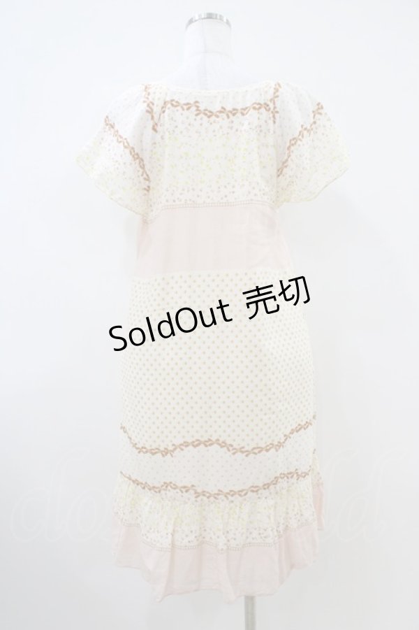 画像2: Franche Lippee / オリプリワンピース M 生成り H-26-04-06-1013-LO-OP-NS-ZH (2)