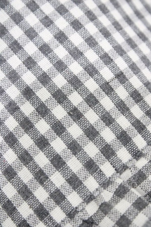 画像3: m petit by misako / AM*ギンガムCHKワンピース 3L グレー H-26-04-06-1017-LO-OP-NS-ZH (3)