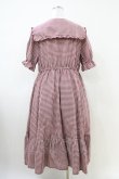 画像2: m petit by misako / AM*ギンガムCHKワンピース 3L レッド H-26-04-06-1018-LO-OP-NS-ZH (2)