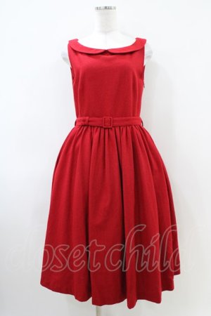 画像: an another angelus / 丸襟ノースリーブワンピース Free RED H-26-04-06-1026-CA-OP-NS-ZH