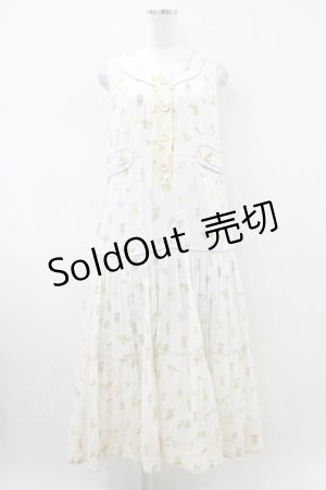 画像: Cherir la femme / TOY柄ワンピース M オフ H-26-04-06-1030-LO-OP-NS-ZH