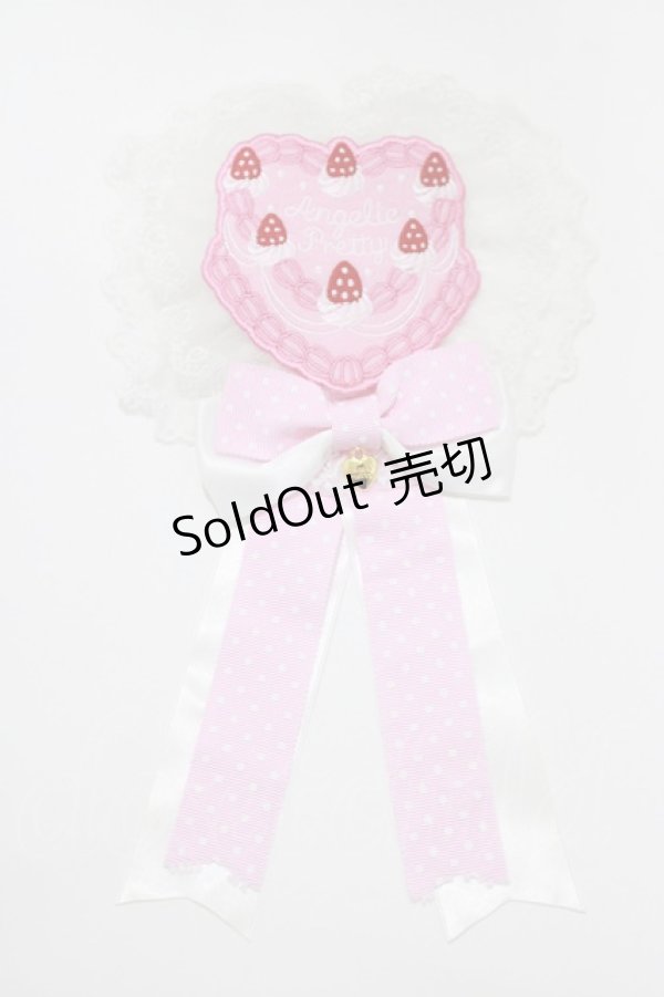画像1: Angelic Pretty / Happy Cakesロゼッタブローチ  ピンク H-26-04-06-053-AP-ZA-NS-ZH (1)