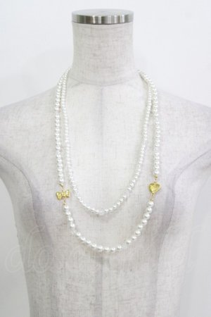 画像: Angelic Pretty / Twinパールネックレス  オフ H-26-04-06-054-AP-AC-NS-ZH