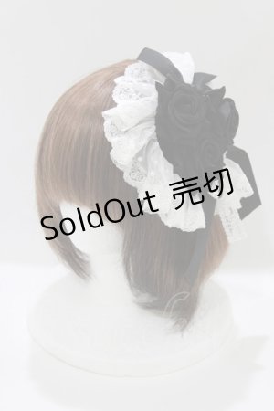 画像: Chalmiere / ウィンターローズクリップ  ブラック H-26-04-06-067-0-AC-NS-ZH