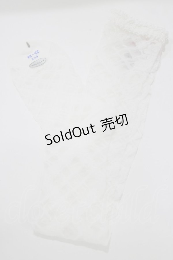 画像1: BABY,THE STARS SHINE BRIGHT / レーシィレースアップソックス  オフ白 H-26-04-06-073-BA-ZA-NS-ZH (1)