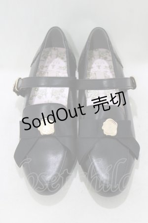 画像: m petit by misako / AMPUリボンPPS LL ブラック H-26-04-06-080-LO-SH-NS-ZH