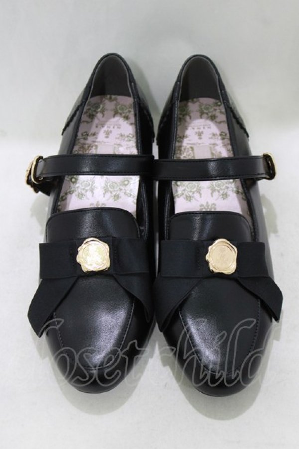 画像1: m petit by misako / AMPUリボンPPS LL ブラック H-26-04-06-080-LO-SH-NS-ZH (1)