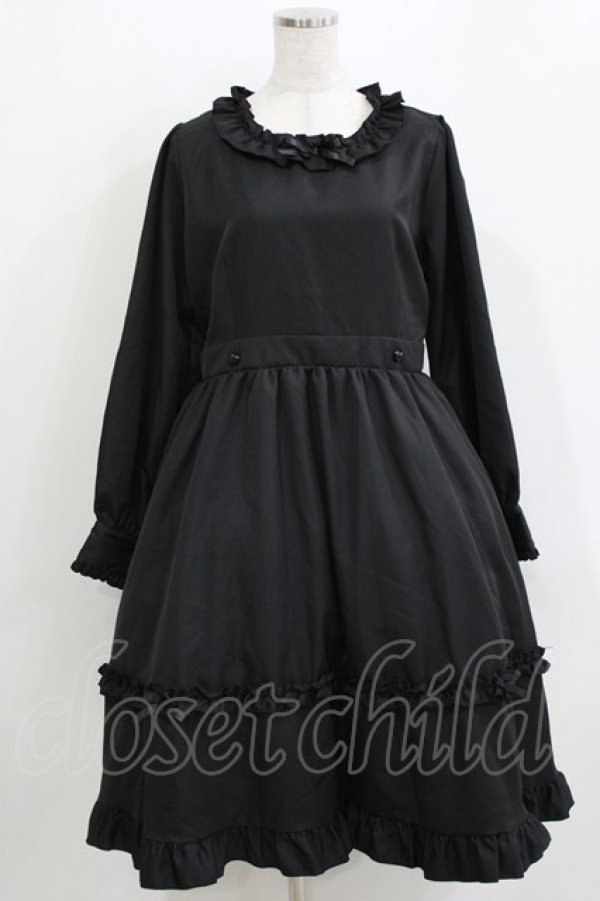 画像1: virally / 星名桜子/HSN*バッスルフウOP LL ブラック H-26-04-06-007-PU-OP-NS-ZH (1)