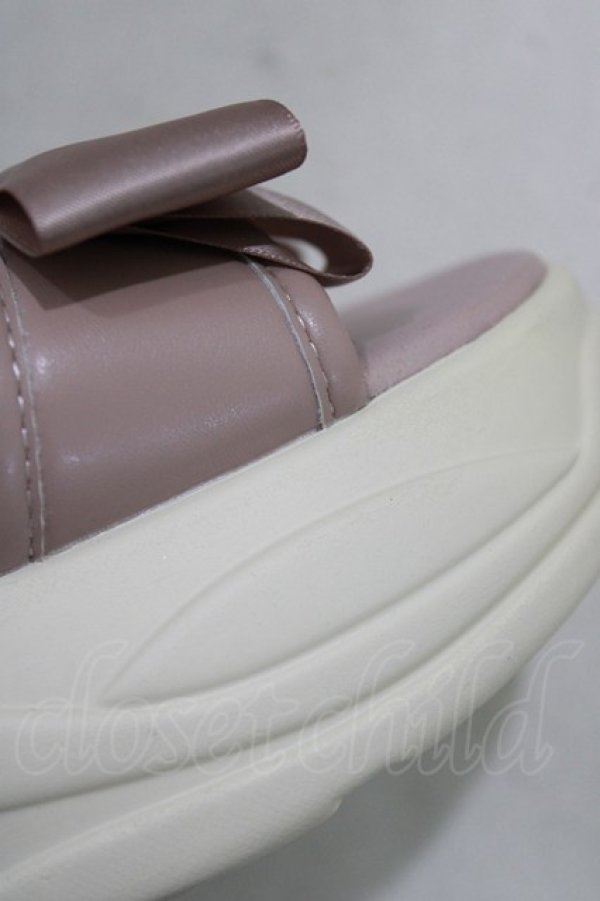 画像5: m petit by misako / AMリボンスニーカーサンダル LL ピンク H-26-04-06-082-LO-SH-NS-ZH (5)