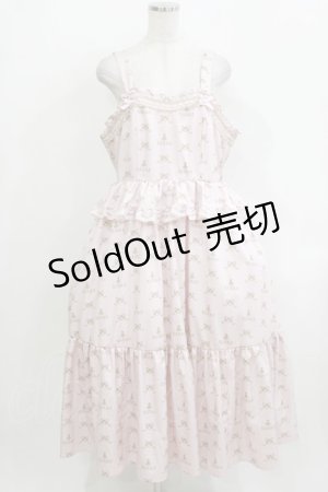 画像: m petit by misako / NINA'S/ペプラムジャンパースカート 3L ピンク H-26-04-06-011-LO-OP-NS-ZH