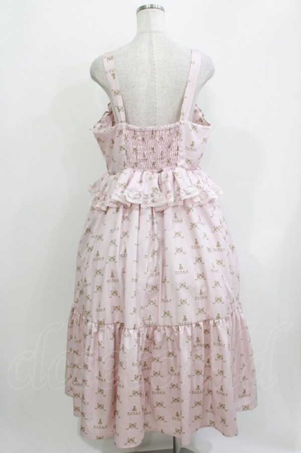 画像3: m petit by misako / NINA'S/ペプラムジャンパースカート 3L ピンク H-26-04-06-011-LO-OP-NS-ZH (3)