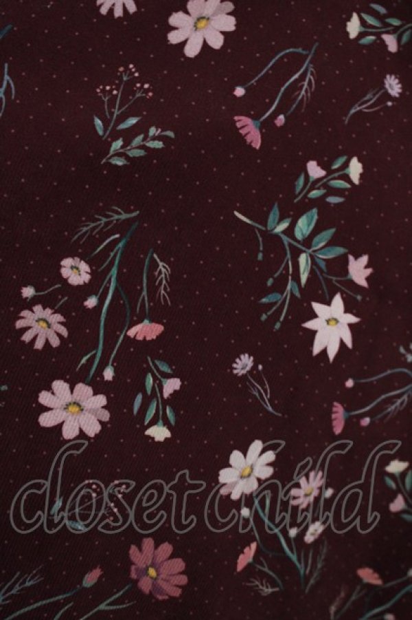 画像4: Hoshibako Works / コスモスハーモニーワンピース M ワイン H-26-04-06-013-LO-OP-NS-ZH (4)