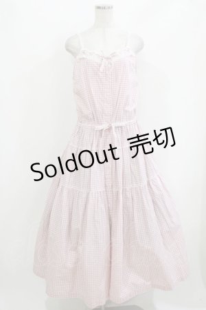 画像: PINK HOUSE / レース使いキャミソールワンピース Free ピンク H-26-04-06-014-LO-OP-NS-ZH