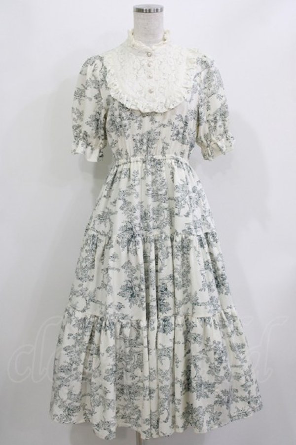 画像1: m petit by misako / トワルドジュイワンピース S オフ H-26-04-06-018-LO-OP-NS-ZH (1)