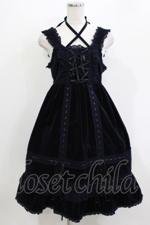 画像: BABY,THE STARS SHINE BRIGHT / 別珍ベビードールジャンパースカート Free ネイビー H-26-04-06-003-BA-OP-NS-ZH