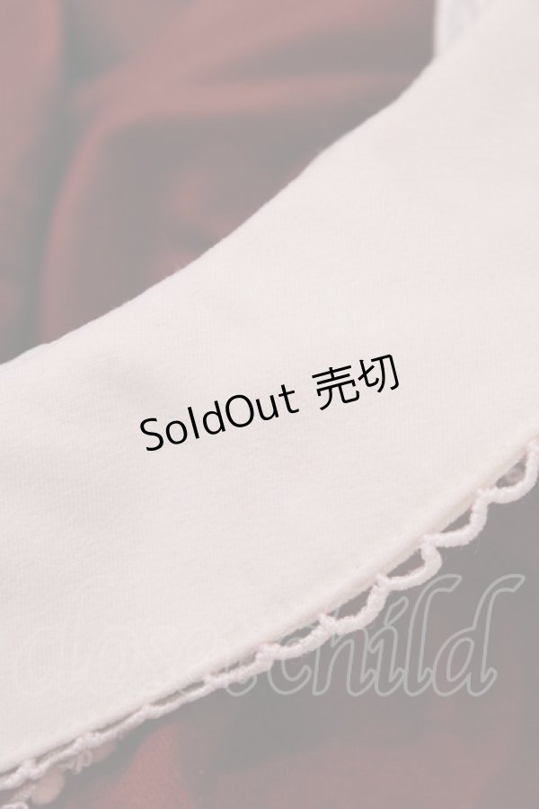 画像6: Secret Honey / エプロン ワンピース(ミニーver.) Free ボルドー H-26-04-07-024-CA-OP-NS-ZH (6)