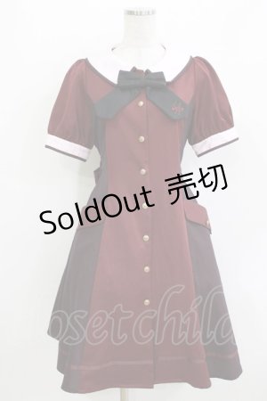 画像: Amavel / Wonder Magicケープワンピース Free ボルドー H-26-04-07-025-CA-OP-NS-ZH