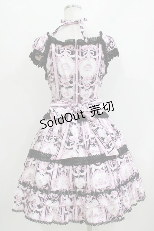 画像3: BABY,THE STARS SHINE BRIGHT / マリーアントワネット柄ジャンパースカート Free ブラック H-26-04-07-003-BA-OP-NS-ZH (3)