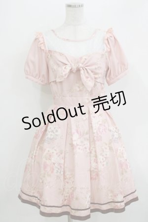 画像: LIZ LISA / 花柄ワンピース Free ピンク H-26-04-07-026-LO-OP-NS-ZH