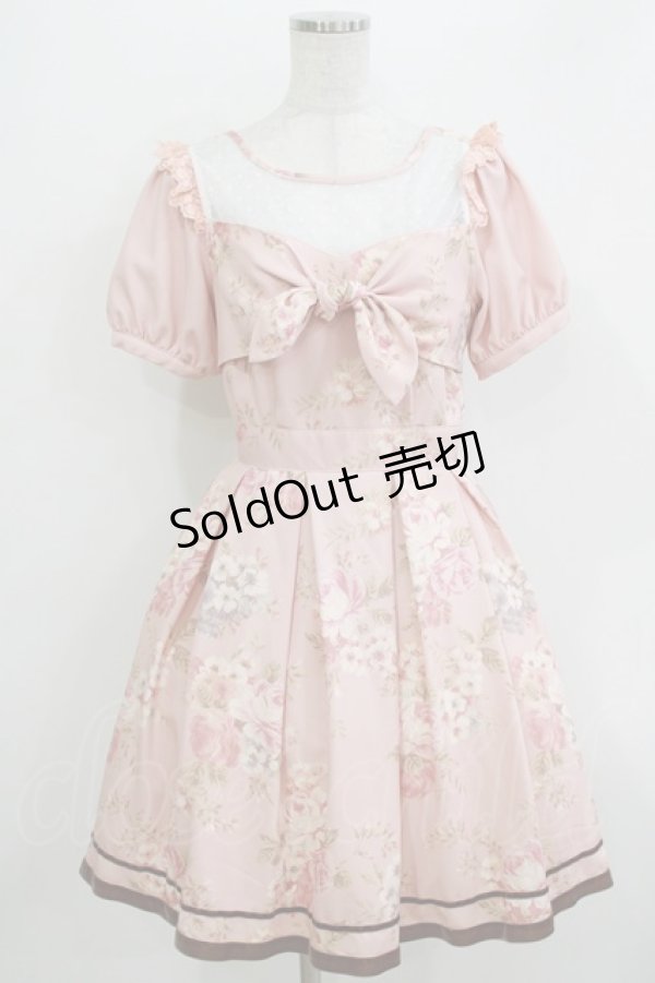 画像1: LIZ LISA / 花柄ワンピース Free ピンク H-26-04-07-026-LO-OP-NS-ZH (1)