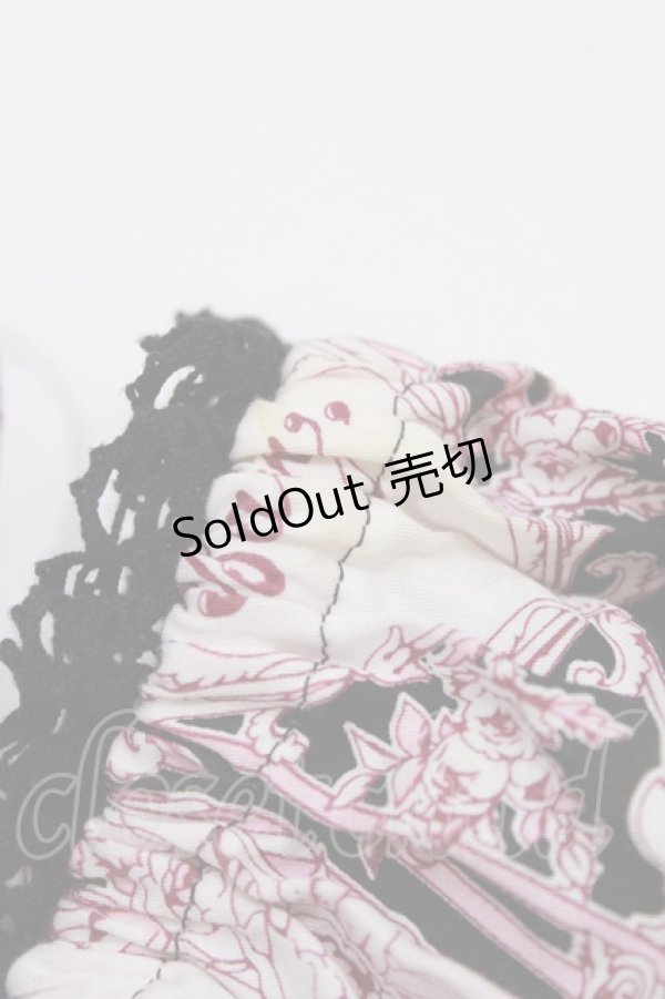 画像4: BABY,THE STARS SHINE BRIGHT / マリーアントワネット柄ジャンパースカート Free ブラック H-26-04-07-003-BA-OP-NS-ZH (4)