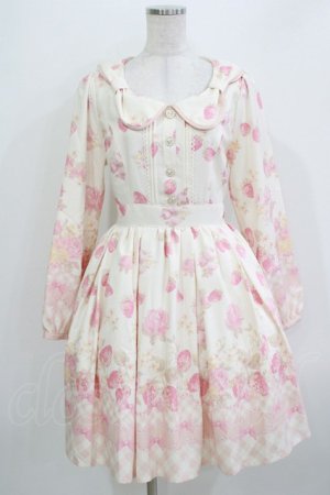 画像: LIZ LISA / ギンガムパネル花柄ワンピース Free オフ H-26-04-07-029-LO-OP-NS-ZH