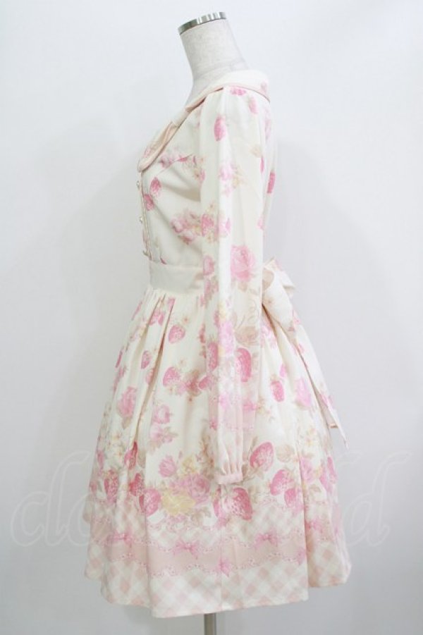 画像2: LIZ LISA / ギンガムパネル花柄ワンピース Free オフ H-26-04-07-029-LO-OP-NS-ZH (2)