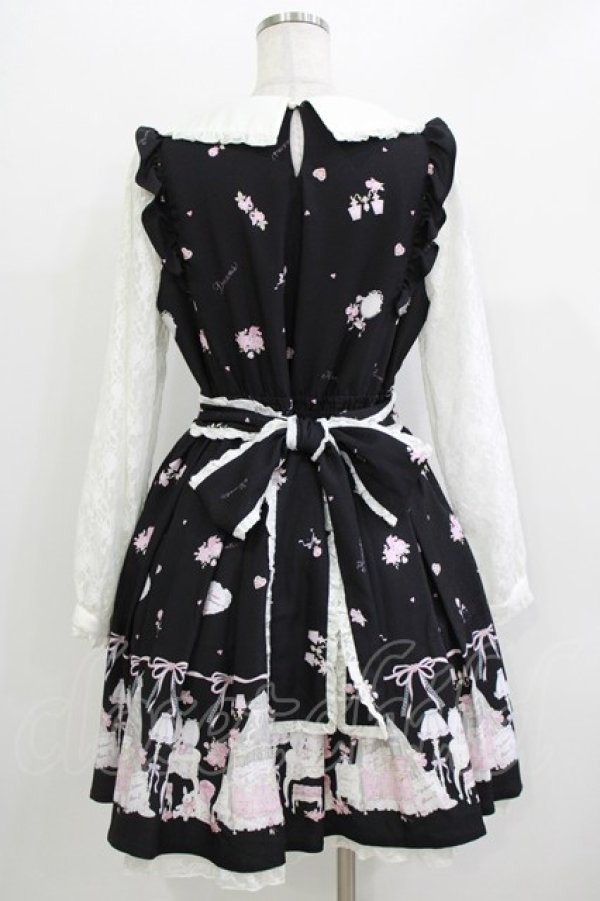 画像3: LIZ LISA / My Secret Room柄ワンピース Free ブラック H-26-04-07-030-LO-OP-NS-ZH (3)