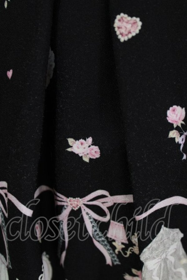 画像5: LIZ LISA / My Secret Room柄ワンピース Free ブラック H-26-04-07-030-LO-OP-NS-ZH (5)