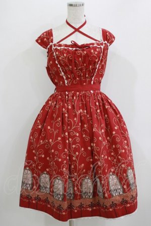 画像: metamorphose / 窓柄ジャンパースカート Free エンジ H-26-04-07-033-ME-OP-NS-ZH