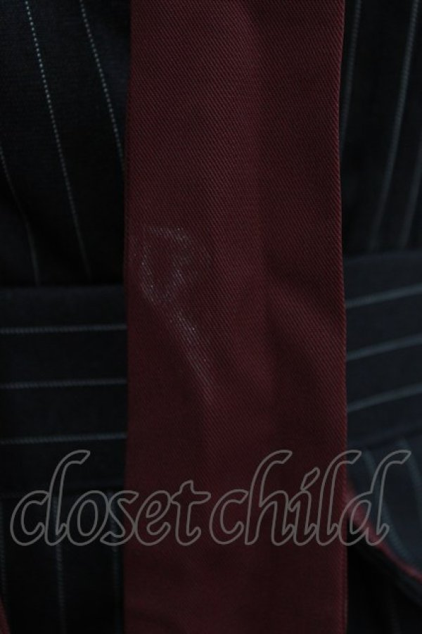 画像7: Amavel / ピンストライプシャツカラーワンピース Free ブラック H-26-04-07-034-CA-OP-NS-ZH (7)