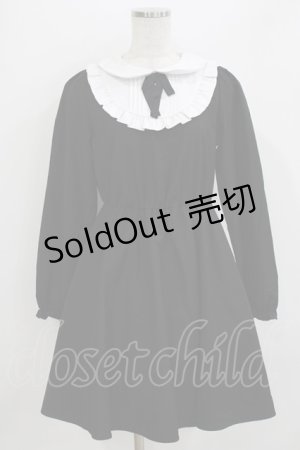 画像: Honey Cinnamon / ヨーク切替ワンピース Free ブラック H-26-04-07-036-LO-OP-NS-ZH