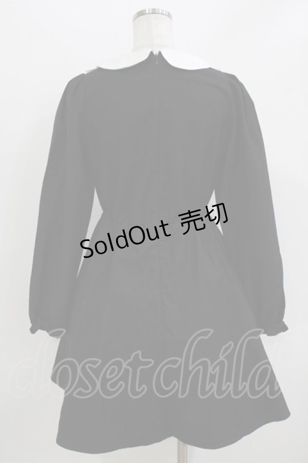 画像3: Honey Cinnamon / ヨーク切替ワンピース Free ブラック H-26-04-07-036-LO-OP-NS-ZH (3)