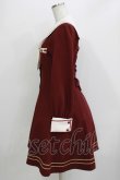画像2: Innocent World / イカリビットパーツワンピース M ボルドー H-26-04-07-037-IW-OP-NS-ZH (2)